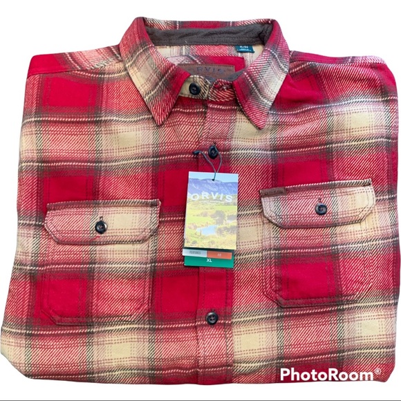 - NWT Orvis Heavyweight Flannel shirt jacket XL and 3XL - Picture 3 of 11